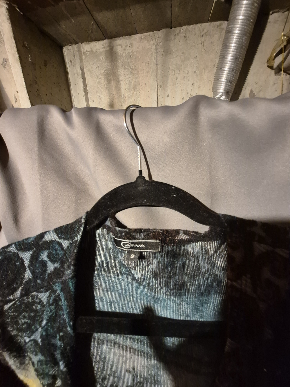Open Front Multi-Color Patterned Cardigan Jacket - Picture 3 of 4